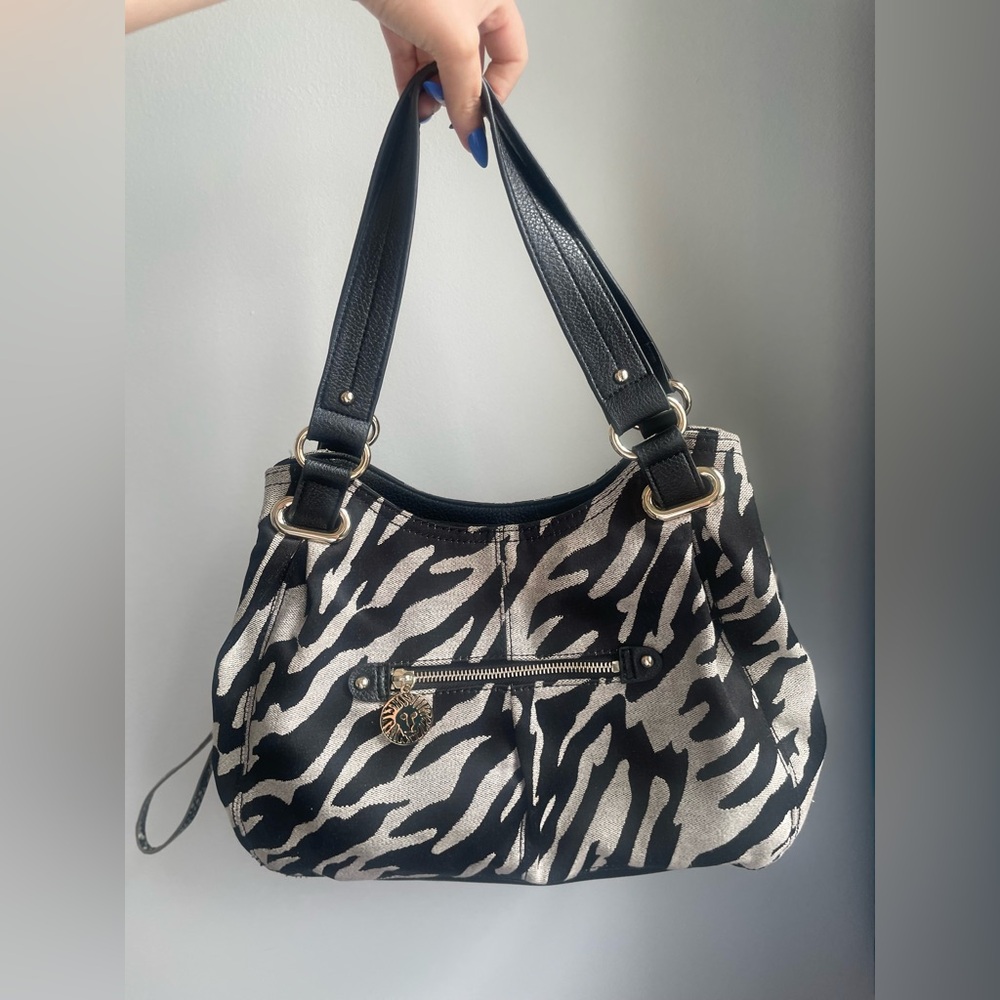Anne Klein Zebra Purse